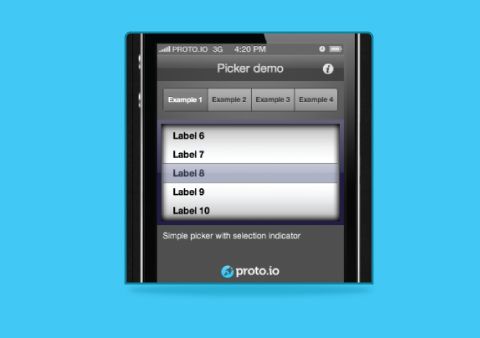 The new picker component will make your prototypes rock!