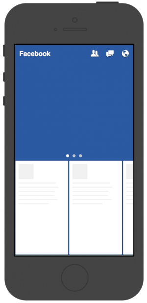 Facebook Paper prototype