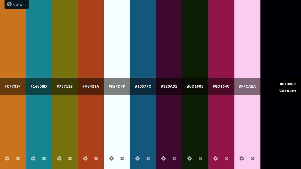 The HailPixel web app for designers is useful and fun for picking colors.