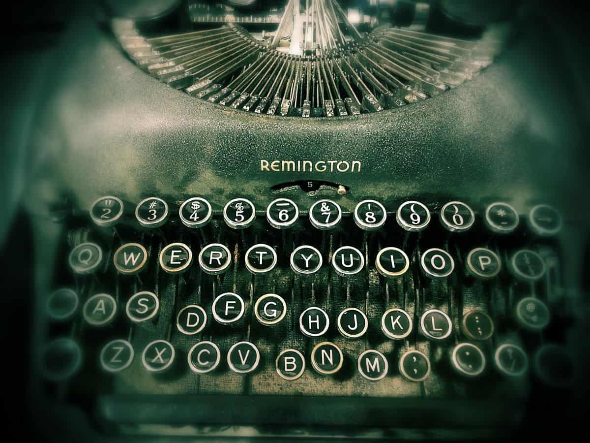 A vintage Remington typewriter. Sometimes, a simple copy makeover can make the biggest difference in your app designs.