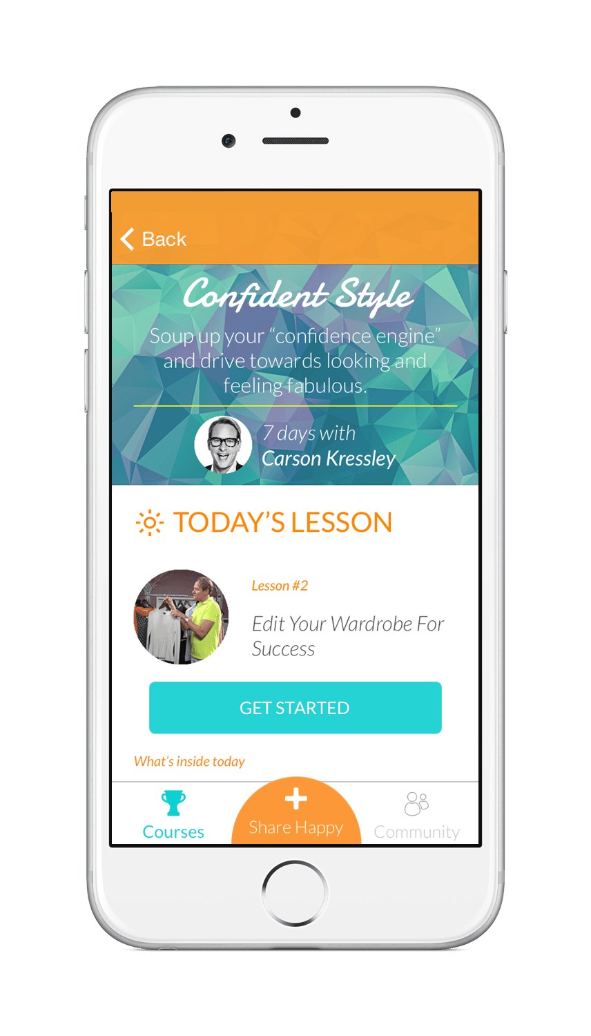 Happier app is a community of people who share and express gratitude