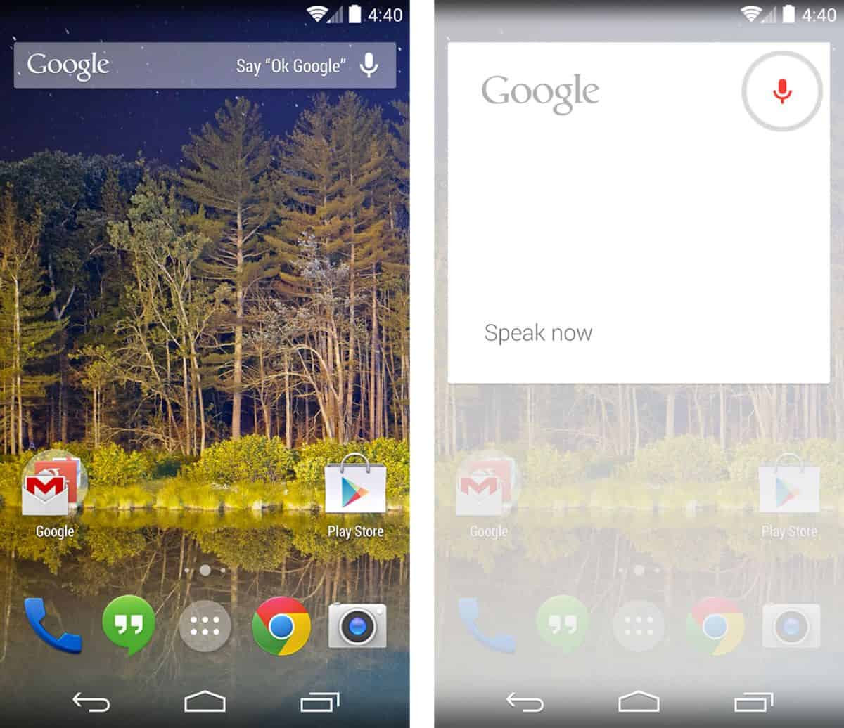 Examples of Google Now Launcher