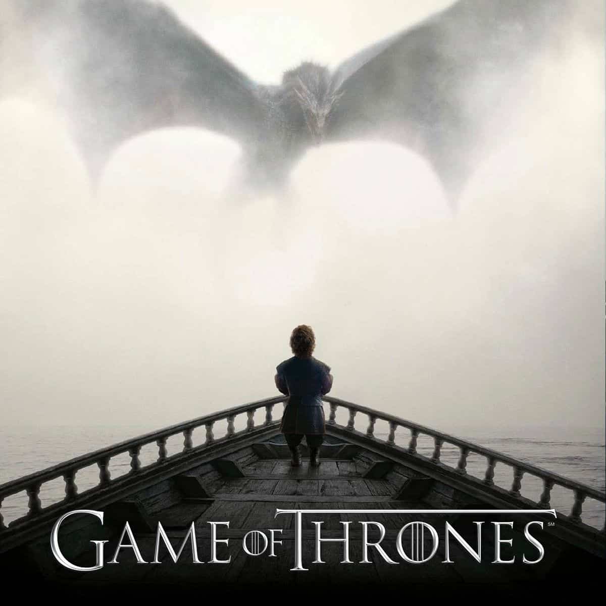 oster of the upcoming season of Game of Thrones featuring Tyrion face to face with a dragon. True to the tenets of great visual design, the poster has a very distinguishable focal point that highlights one of the main storylines of the show.