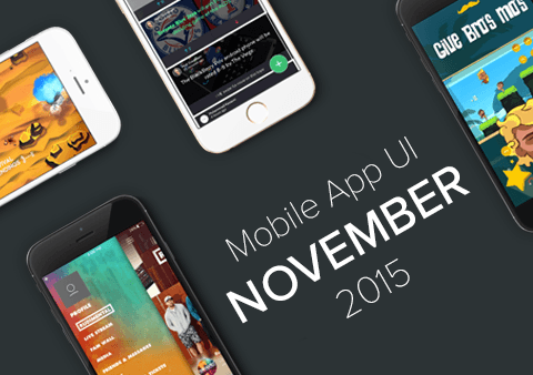 Top 10 Mobile App UI of November 2015