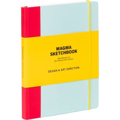 Outer view of the Magma Sketchbook notebooks for designers.