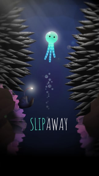 Beautiful mobile app designs of Slip Away game.