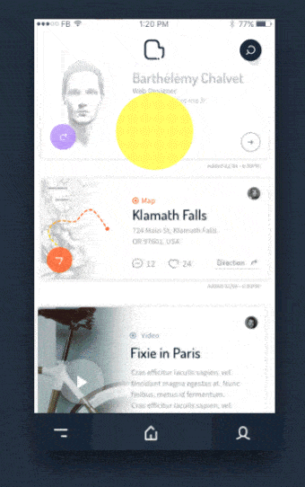 A photo of MarketMe, Best Mobile Interaction Designs of 2016