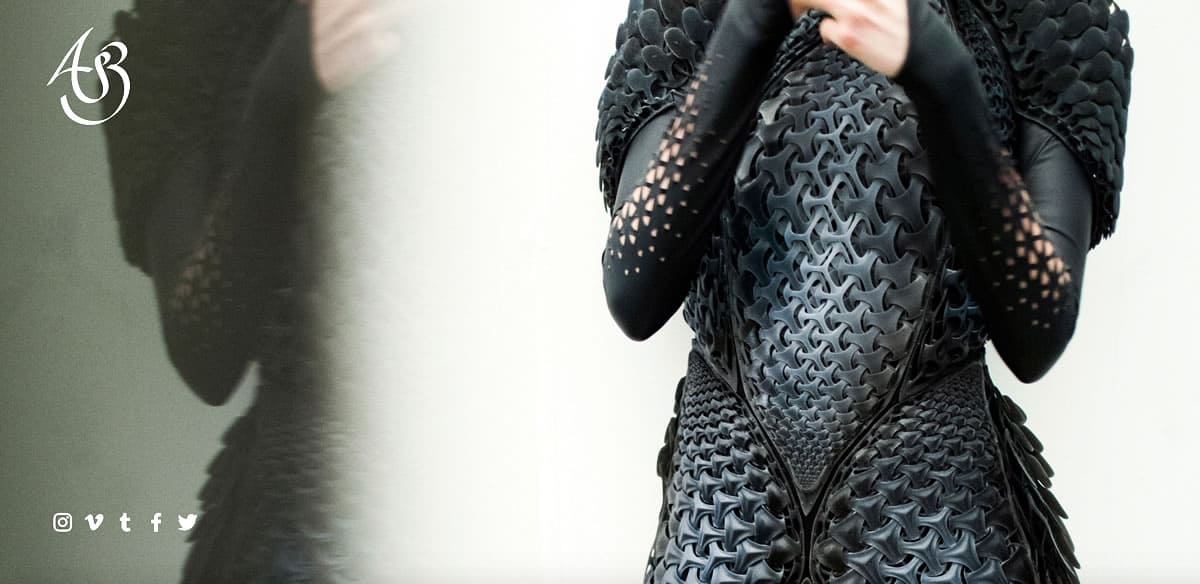 Image of a woman wearing the Pangolin Dress.