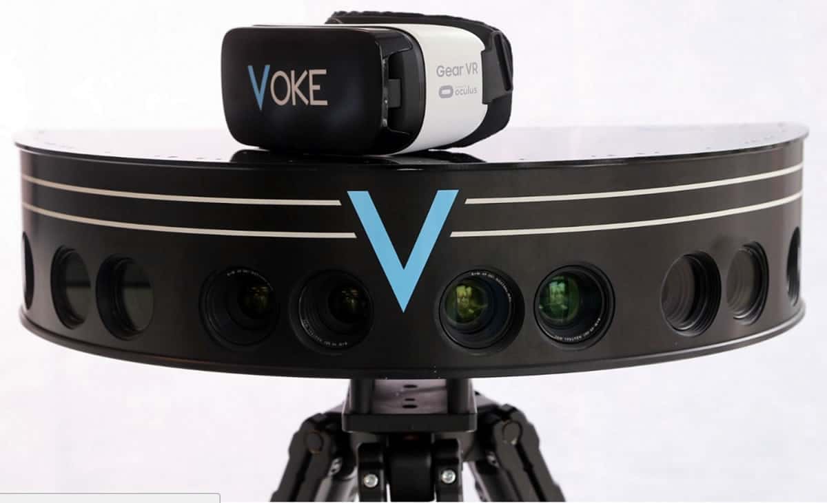 Image of the Voke Gear VR tech platform.