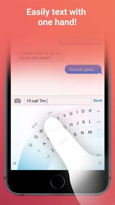 A photo of Word Flow app, Top 10 Mobile App UI of October 2016