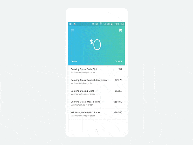 An image of Eventbrite Organizer app, top mobile interaction design of October 2016