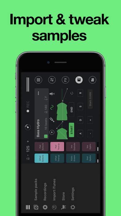 A photo of Remixlive app, Top 10 Mobile App UI of November 2016