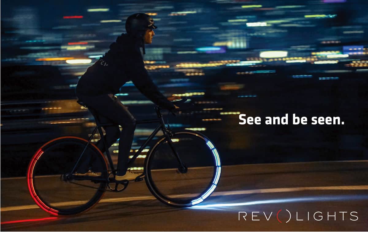 A photo of an ad for Revolights, one of many successful tech startups from Shark Tank.