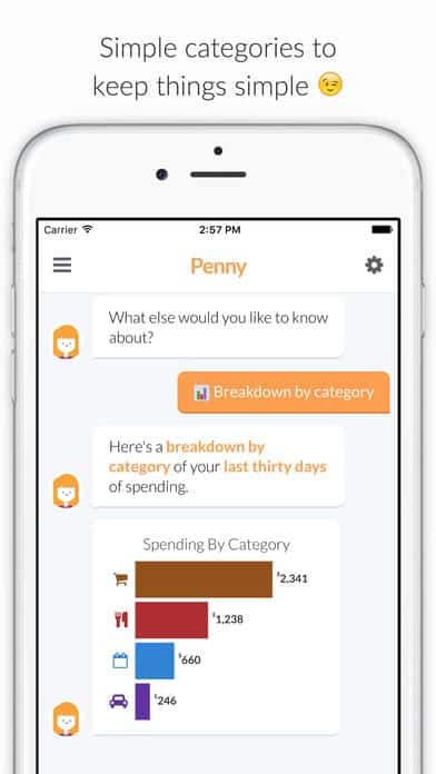 A photo of Penny, Top 10 Mobile App UI of August 2017