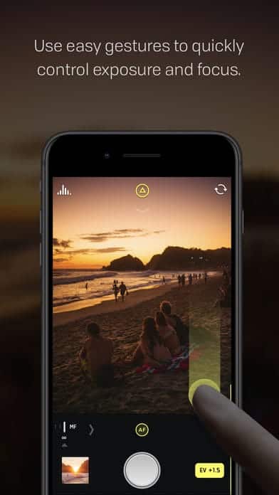 A photo of Halide, Top Mobile App UI of 2017