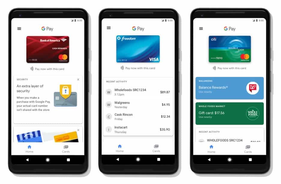 A photo of Google Pay, Top 5 Mobile App Designs of May 2018