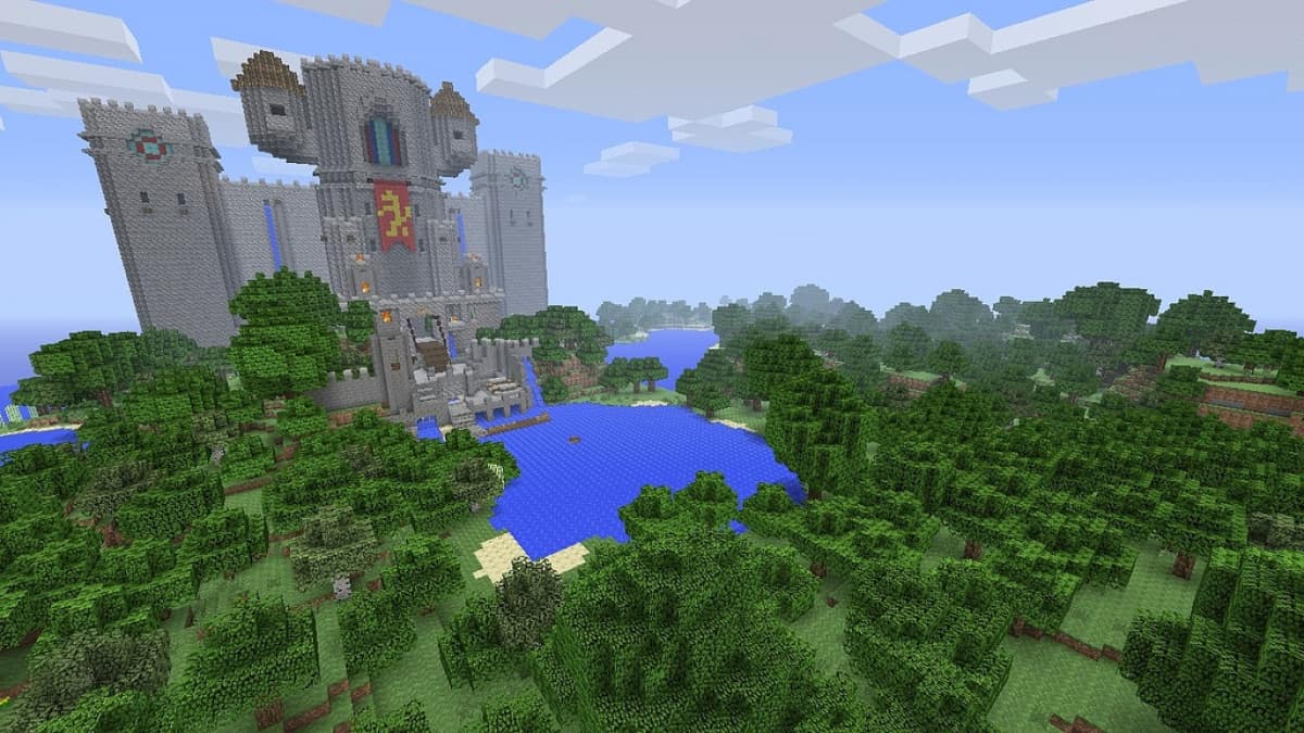 A screenshot from Minecraft.