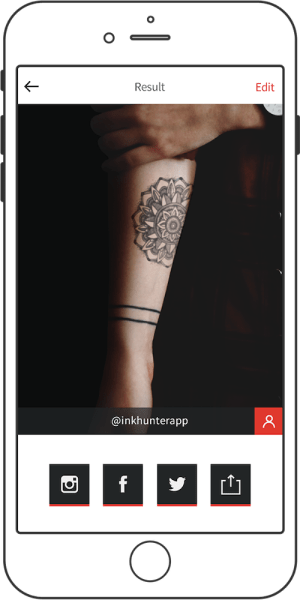 A photo of INKHUNTER, Top 5 Mobile App Designs of May 2019