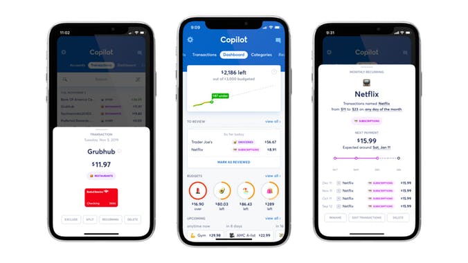 A photo of Copilot, Top 5 Mobile App Designs of January 2020