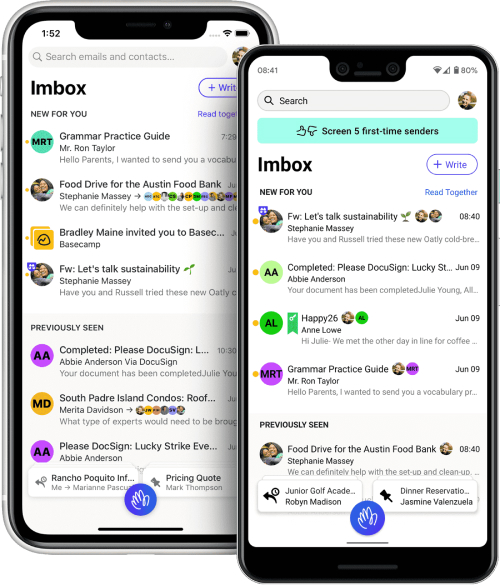 A photo of HEY Email, Top 5 Mobile App Designs of Summer 2020