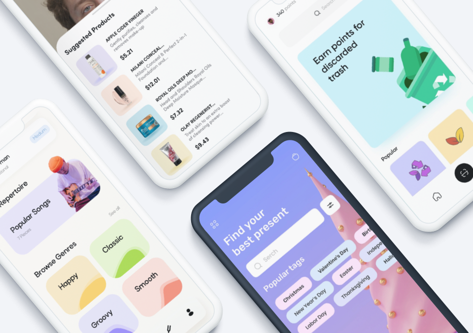 Top 5 Mobile Interaction Designs of January 2022